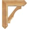 Ekena Millwork Balboa Arts and Crafts Rough Sawn Bracket w/ Offset Brace, Western Red Cedar, 8"W x 26"D x 30"H BKT0806X26X30BOA03RWR - alternate 4